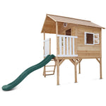 Lifespan Kids Archie Elevated Cubby House with Green Slide - Baby & Kids > Baby & Kid’s Toys > Outdoor Play Equipment