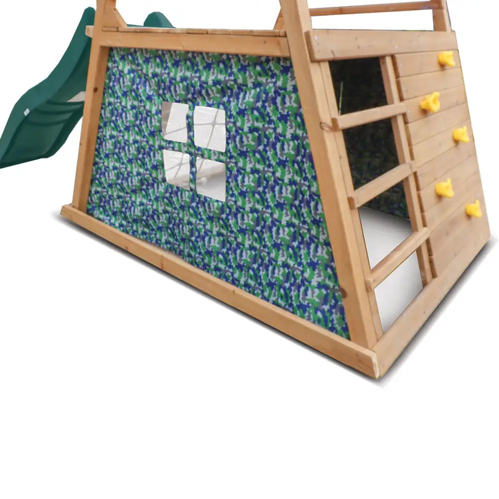 Lifespan Kids Cooper Climbing Frame with 1.8m Green Slide - Baby & Kids > Baby & Kid’s Toys > Outdoor Play Equipment