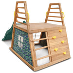 Lifespan Kids Cooper Climbing Frame with 1.8m Green Slide - Baby & Kids > Baby & Kid’s Toys > Outdoor Play Equipment