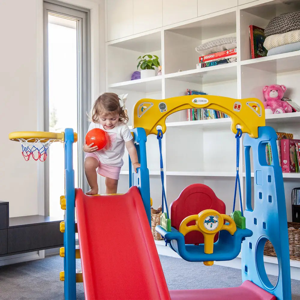 Lifespan Kids Ruby 4 in 1 Slide and Swing - Baby & Kids > Baby & Kid’s Toys > Outdoor Play Equipment