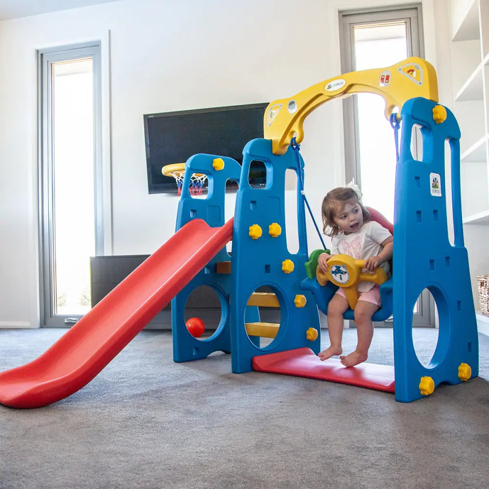 Lifespan Kids Ruby 4 in 1 Slide and Swing - Baby & Kids > Baby & Kid’s Toys > Outdoor Play Equipment