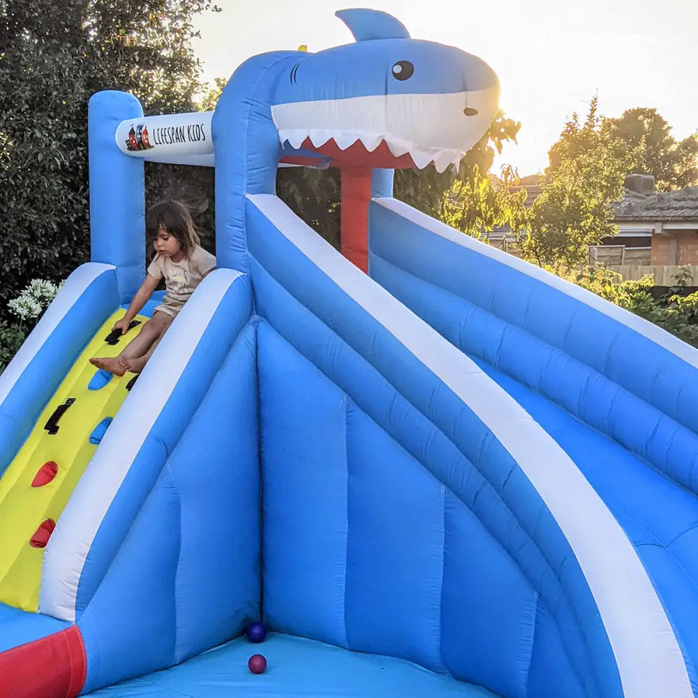Lifespan Kids Sharky Slide & Splash Inflatable - Baby & Kids > Baby & Kid’s Toys > Outdoor Play Equipment