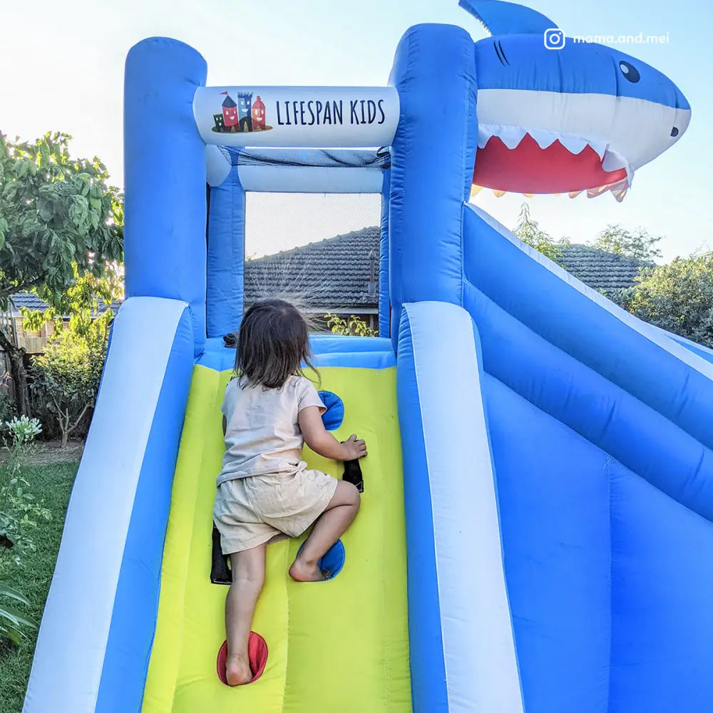 Lifespan Kids Sharky Slide & Splash Inflatable - Baby & Kids > Baby & Kid’s Toys > Outdoor Play Equipment