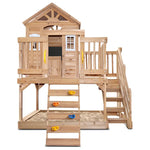 Lifespan Kids Silverton Play Centre With Rock Climbing Wall - Baby & Kids > Baby & Kid’s Toys > Outdoor Play Equipment