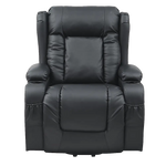 Lift Heated Leather Recliner Electric Massage Chair with USB port - Furniture > Bar Stools & Chairs > Arm Chairs &