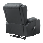 Lift Heated Leather Recliner Electric Massage Chair with USB port - Furniture > Bar Stools & Chairs > Arm Chairs &