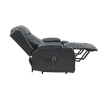 Lift Heated Leather Recliner Electric Massage Chair with USB port - Furniture > Bar Stools & Chairs > Arm Chairs &