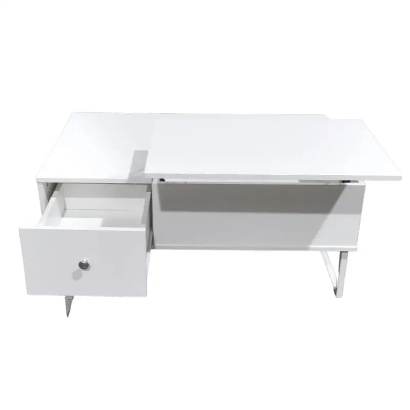 Lift Up White Coffee Table With Storage - Furniture > Living Room
