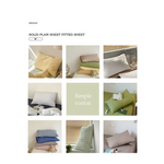 Light Blue 100% Cotton Pillowcase Set - Envelope Closure(without pillow core) - Home & Garden > Bedding > Pillowcases