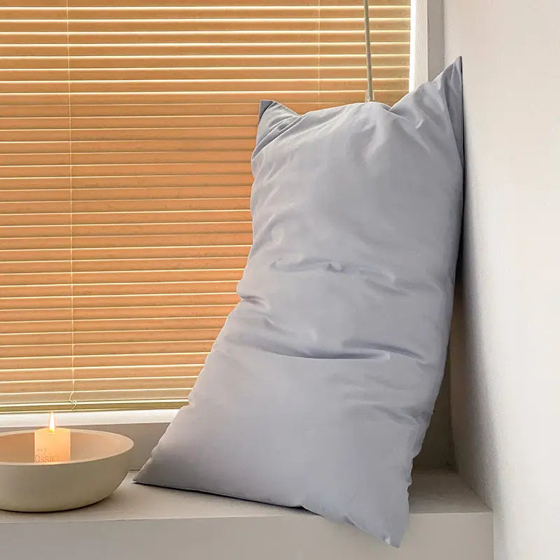 Light Blue 100% Cotton Pillowcase Set - Envelope Closure(without pillow core) - Home & Garden > Bedding > Pillowcases