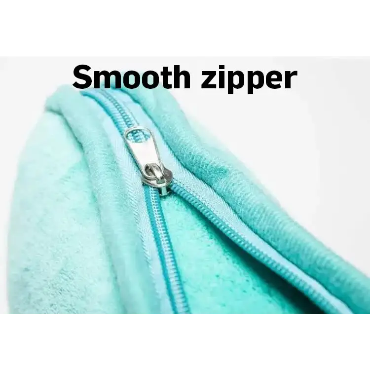 Light Blue 2-in-1 Plush Travel Blanket & Pillow Set - Soft Flannel with Luggage Strap & Carabiner (50x60in) - Home &