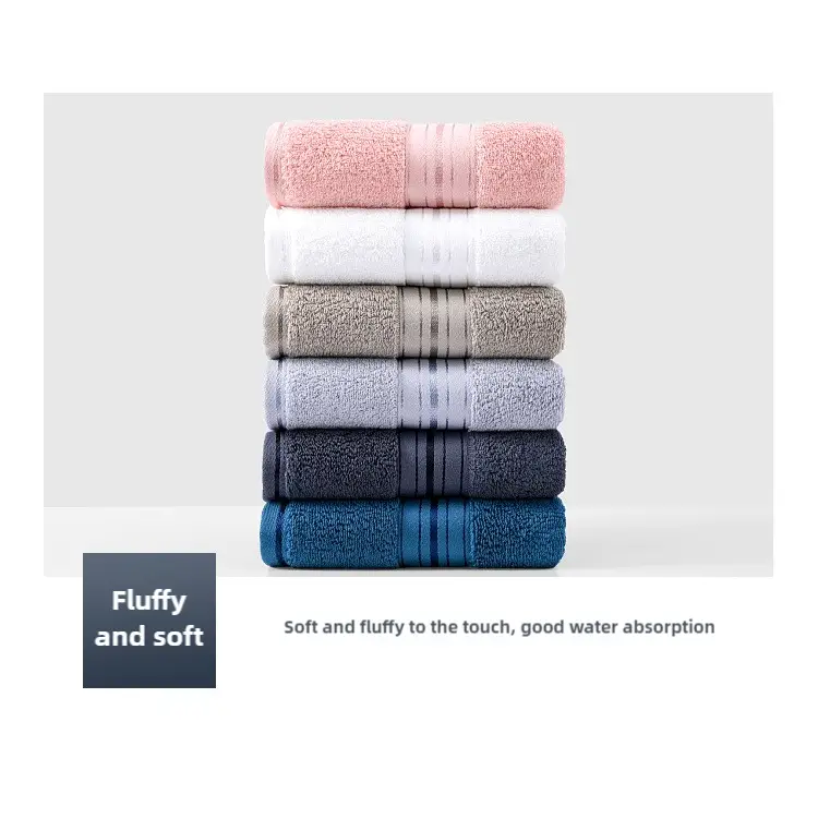 Light Brown Cotton Towel Set(Towel + Bath Towel) - Quick Dry Extra Thick & Absorbent Perfect for Bath & Beach - Home &