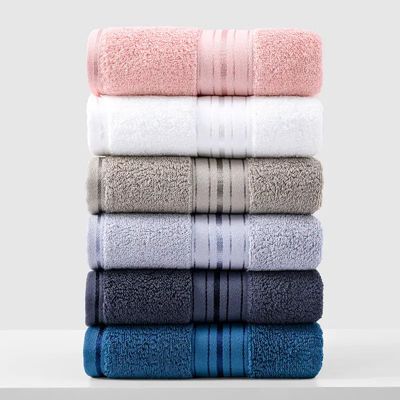 Light Brown Cotton Towel Set(Towel + Bath Towel) - Quick Dry Extra Thick & Absorbent Perfect for Bath & Beach - Home &