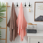 Light Gray Soft Cotton Bath Towel - 70x140cm Quick Dry Super Absorbent - Home & Garden > Bathroom Accessories > Bath