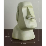 Light Green Creative Moai Tissue Holder - Fun and Unique Decorative Dispenser - Home & Garden > Bathroom Accessories >