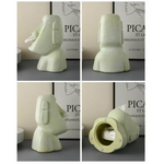 Light Green Creative Moai Tissue Holder - Fun and Unique Decorative Dispenser - Home & Garden > Bathroom Accessories >