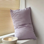 Light Khaki 100% Cotton Pillowcase Set - Envelope Closure(without pillow core) - Home & Garden > Bedding > Pillowcases