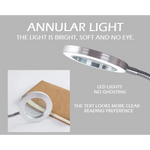 Lighting LED 8X Magnifying Lamp with Metal Clamp 360° Flexible Gooseneck and USB Plug Design for Tattoo Manicure
