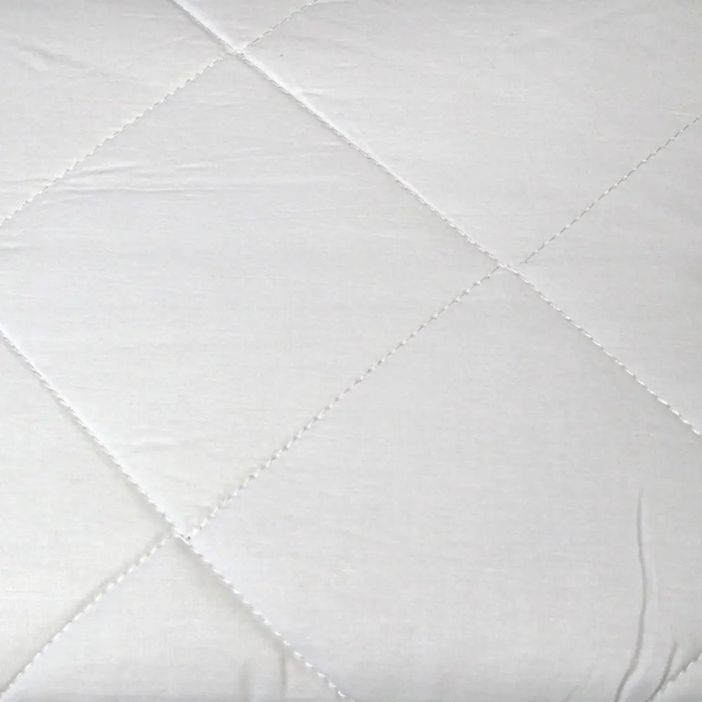 Lightly Quilted Cotton Top Mattress Protector Single - Home & Garden > Bedding