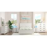 Lily Dresser Mirror Vanity Dressing Table Solid Pine Wood Frame - White - Furniture > Living Room