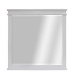Lily Dresser Mirror Vanity Dressing Table Solid Pine Wood Frame - White - Furniture > Living Room