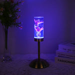 lily Eternal Flower Acrylic Table Lamp - Color-Changing LED USB Rechargeable Touch Control - Home & Garden > Lighting >