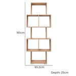 LISBON DISPLAY SHELF - NATURAL OAK - Furniture > Living Room > TV Units
