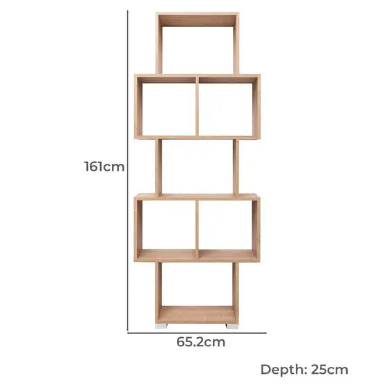 LISBON DISPLAY SHELF - NATURAL OAK - Furniture > Living Room > TV Units