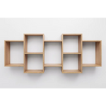 LISBON DISPLAY SHELF - NATURAL OAK - Furniture > Living Room > TV Units