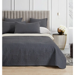 Lisbon Quilted 3 Pieces Embossed Coverlet Set-queen/double charcoal - Home & Garden > Kitchenware > Oven Mitts & Pot