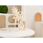 Literary Book Vase - Creative Ceramic Planter & Desk Organizer(Golden Book) - Home & Garden > Decor > Vases & Table