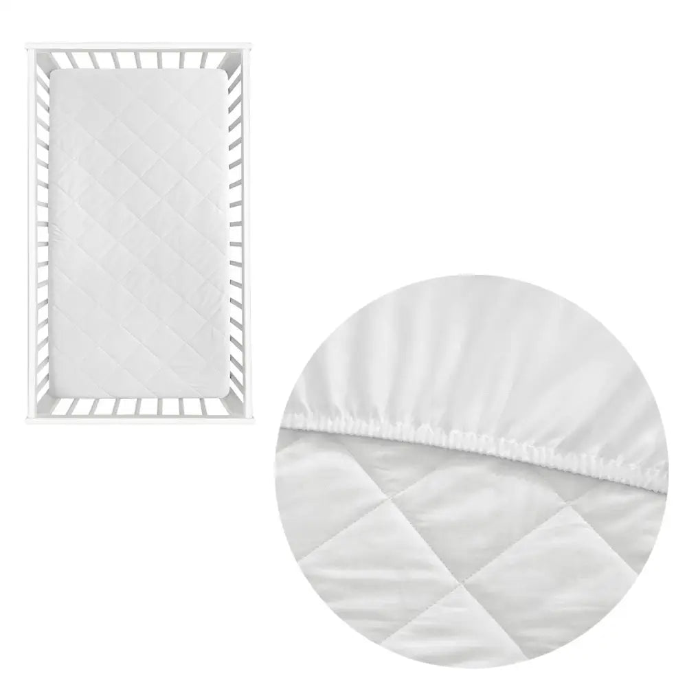 Little Gem 100% Cotton Cot Mattress Protector - Home & Garden > Bedding