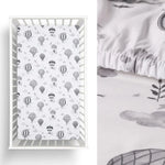 Little Gem Balloons Cotton Cot Fitted Sheet - Home & Garden > Bedding