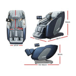 Livemor 4D Massage Chair Electric Recliner Double Core Mechanism Massager Melisa - Furniture > Bar Stools & Chairs >