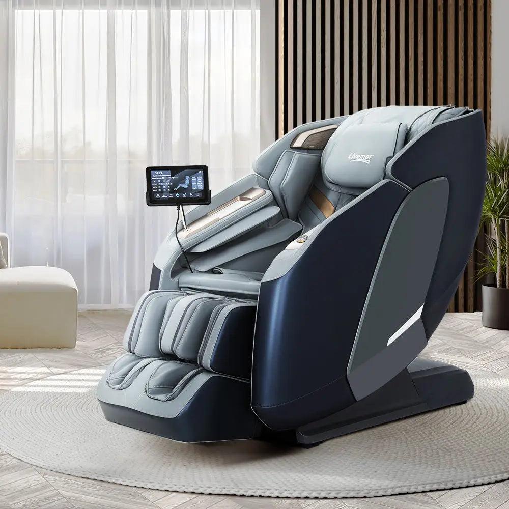 Livemor 4D Massage Chair Electric Recliner Double Core Mechanism Massager Melisa - Furniture > Bar Stools & Chairs >