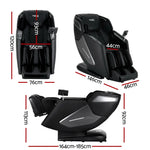 Livemor 4D Massage Chair Electric Recliner Home Massager Black - Furniture > Bar Stools & Chairs > Massage Chairs
