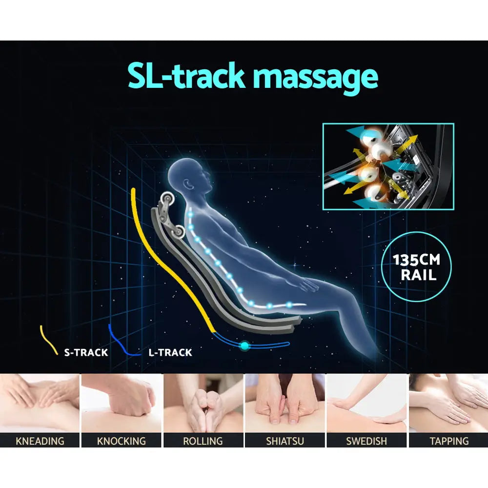 Livemor 4D Massage Chair Electric Recliner Home Massager Garin - Furniture > Living Room