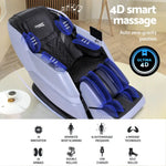 Livemor 4D Massage Chair Electric Recliner Home Massager Miraj - Furniture > Bar Stools & Chairs > Massage Chairs