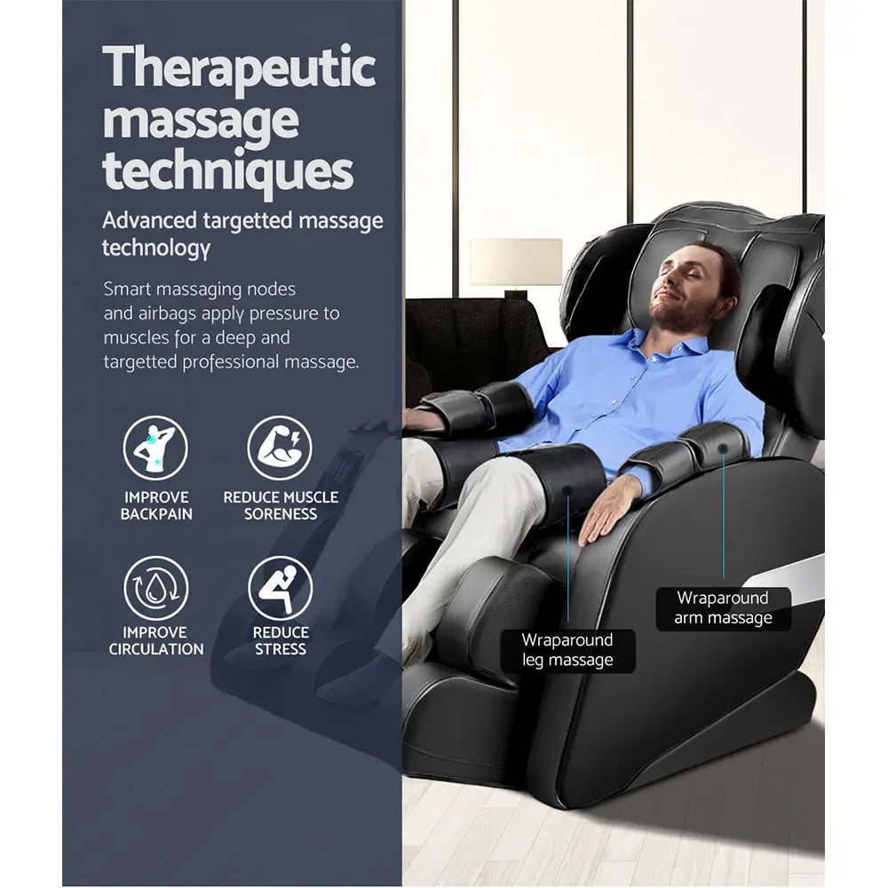 Livemor Massage Chair Electric Recliner 22 Nodes Massager Belmue - Health & Beauty > Massage