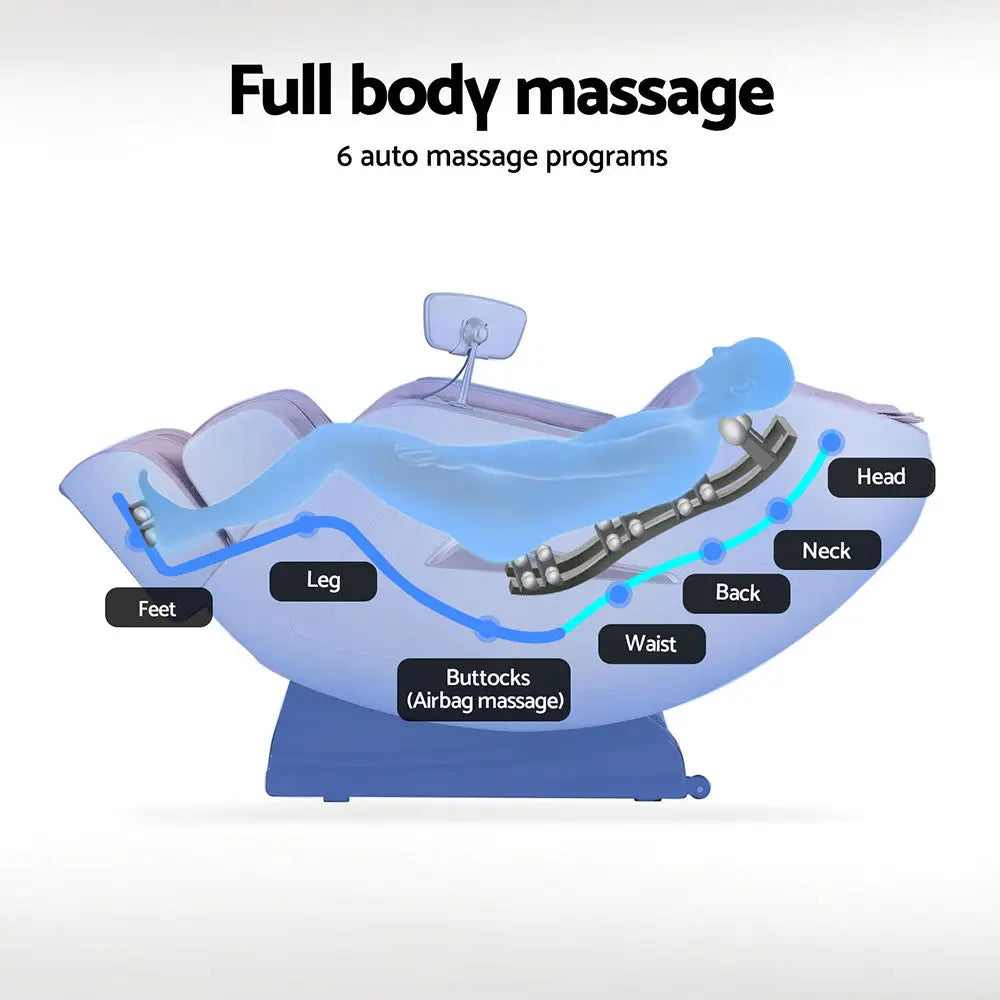 Livemor Massage Chair Electric Recliner Home Massager Amos - Furniture > Bar Stools & Chairs > Massage Chairs