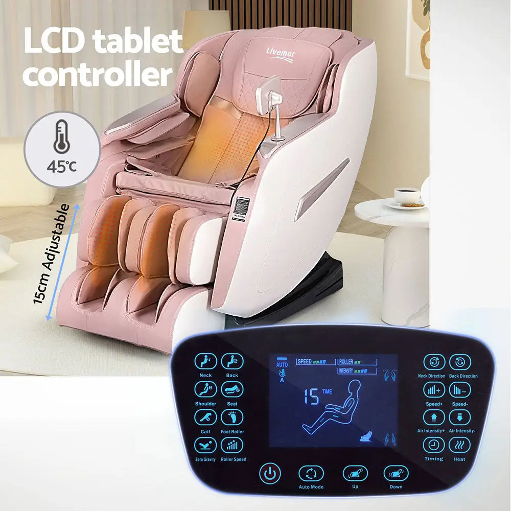 Livemor Massage Chair Electric Recliner Home Massager Amos - Furniture > Bar Stools & Chairs > Massage Chairs