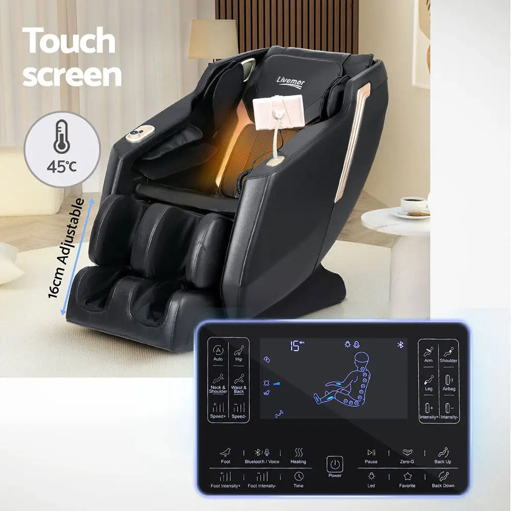 Livemor Massage Chair Electric Recliner Home Massager Baird - Furniture > Bar Stools & Chairs > Massage Chairs