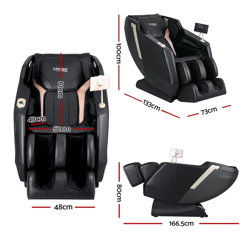 Livemor Massage Chair Electric Recliner Home Massager Baird - Furniture > Bar Stools & Chairs > Massage Chairs