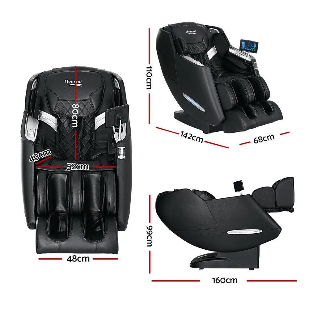 Livemor Massage Chair Electric Recliner Home Massager Oren - Furniture > Bar Stools & Chairs > Massage Chairs