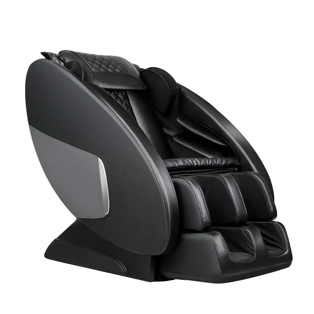 Livemor Massage Chair Electric Recliner Massager Black Ellmue - Health & Beauty > Massage