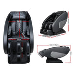 Livemor Massage Chair Electric Recliner Massager Black Ellmue - Health & Beauty > Massage