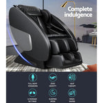 Livemor Massage Chair Electric Recliner Massager Black Ellmue - Health & Beauty > Massage