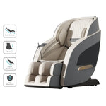 Livemor Massage Chair Electric Recliner Massager Grey Decima - Furniture > Bar Stools & Chairs > Massage Chairs