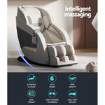 Livemor Massage Chair Electric Recliner Massager Grey Decima - Furniture > Bar Stools & Chairs > Massage Chairs