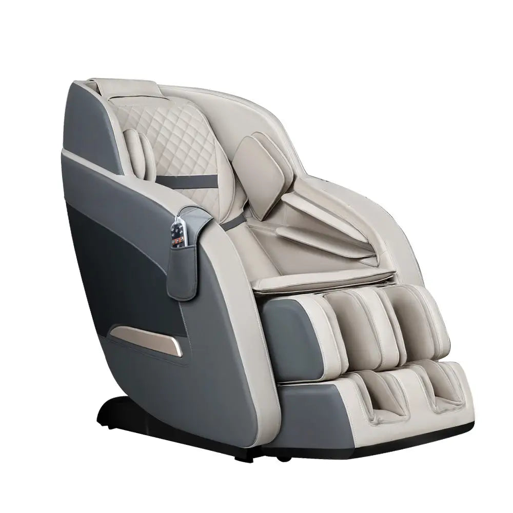 Livemor Massage Chair Electric Recliner Massager Grey Decima - Furniture > Bar Stools & Chairs > Massage Chairs